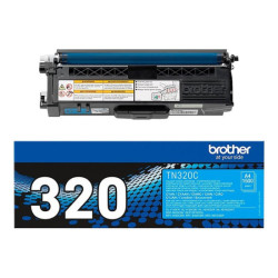 BROTHER TN-320 cartouche de toner cyan capacité standard 1.500 pages pack de 1