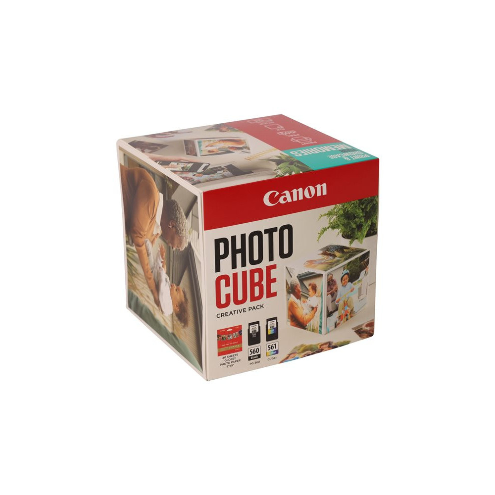 CANON PG-560/CL-561 Ink Cartridge Photo Cube Creative Pack White Blue