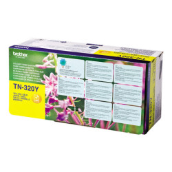 BROTHER TN-320 cartouche de toner jaune capacité standard 1.500 pages pack de 1