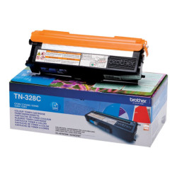 BROTHER TN-328 cartouche de toner cyan très haute capacité 6.000 pages pack de 1
