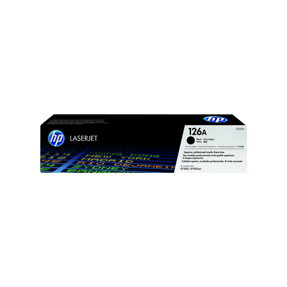 HP 126A original LaserJet Toner cartridge CE310A black standard capacity 1.200 pages 1-pack redeal.fr