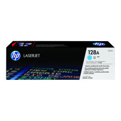 HP 128A original LaserJet Toner cartridge CE321A cyan standard capacity 1.300 pages 1-pack