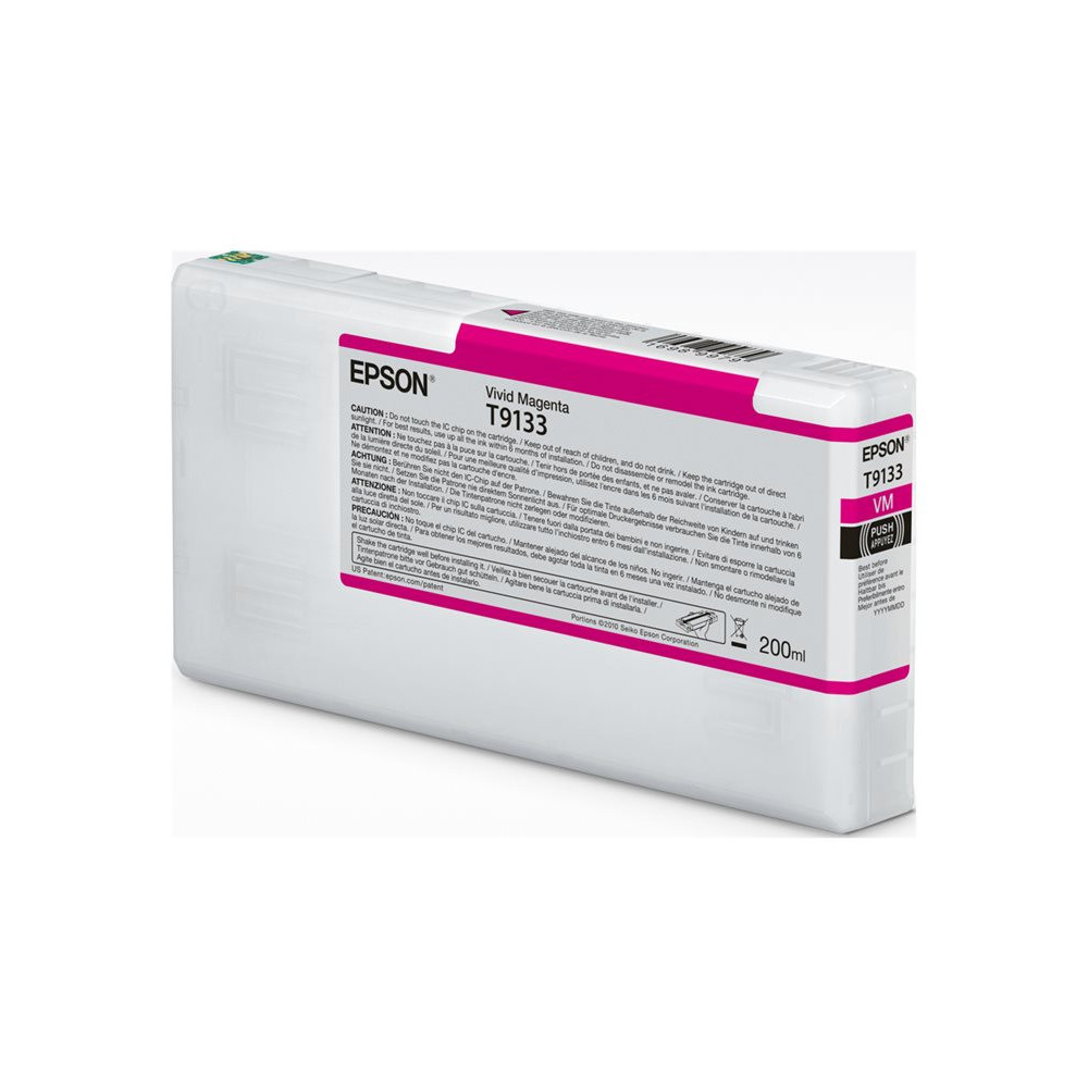EPSON 5LB T9133 Vivid Magenta Ink Cartridge 200ml