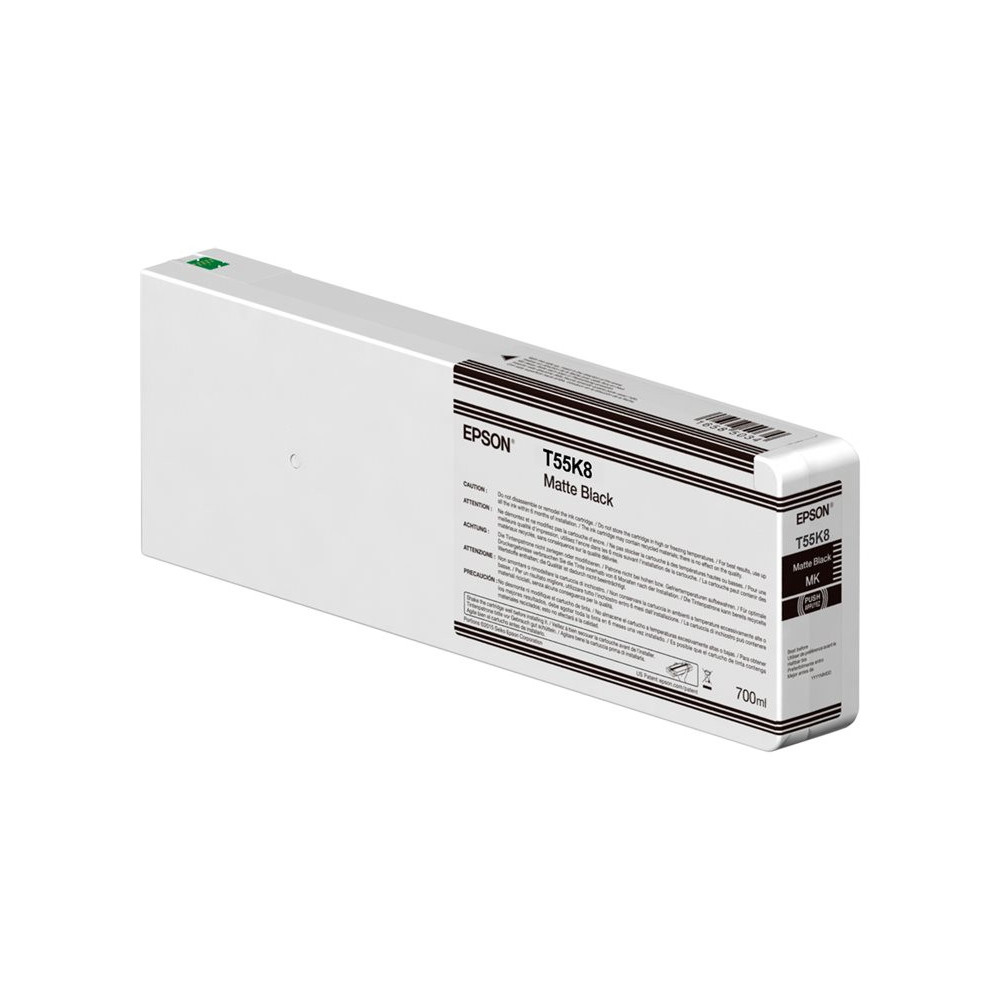 EPSON Singlepack Matte Black T55K800 UltraChrome HDX/HD