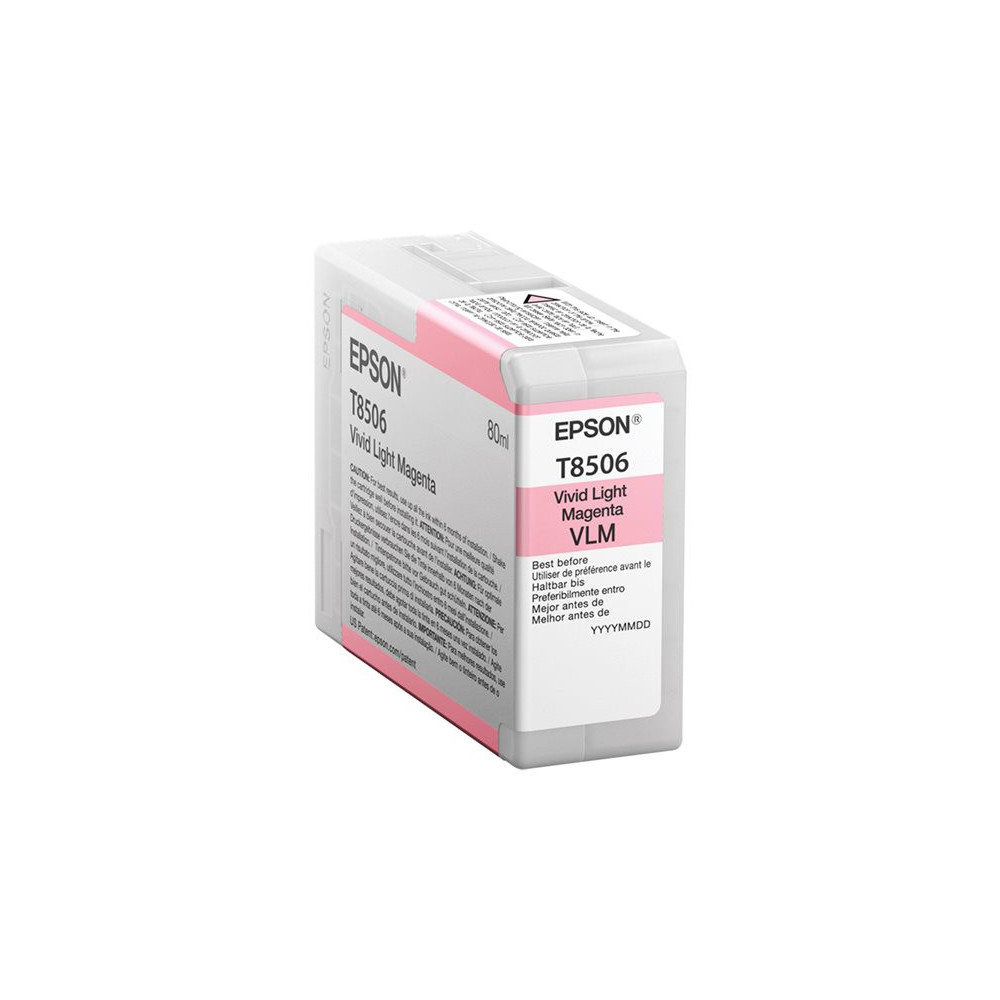 EPSON 5LB Singlepack Vivid Light Magenta T85060N UltraChrome HD ink 80ml