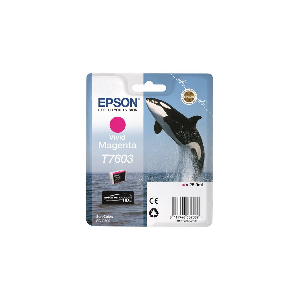 EPSON 5LB T7603 ink cartridge vivid magenta high capacity 25 9ml 1356 pages 1-pack redeal.fr