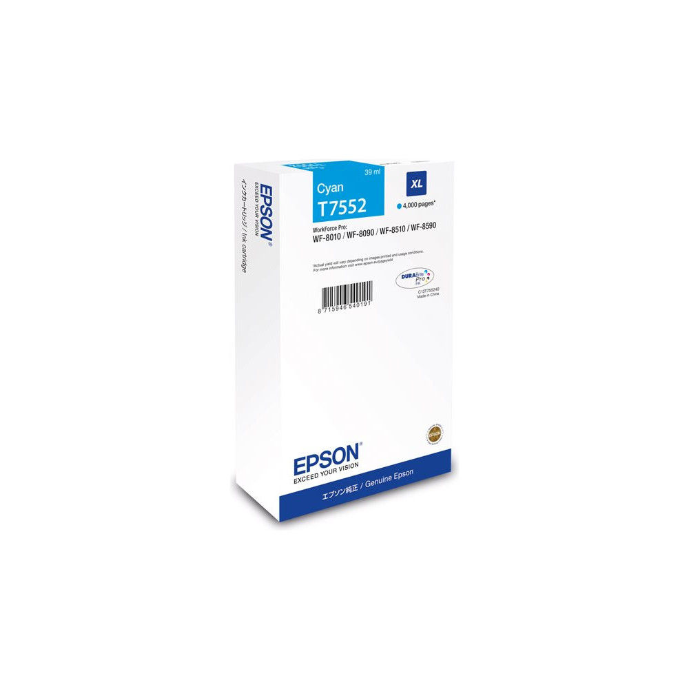 EPSON 4LB WF-8xxx Series Ink Cartridge XL Cyan