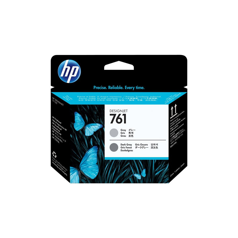 HP 761 original printhead CH647A grey and dark grey standard capacity 1-pack