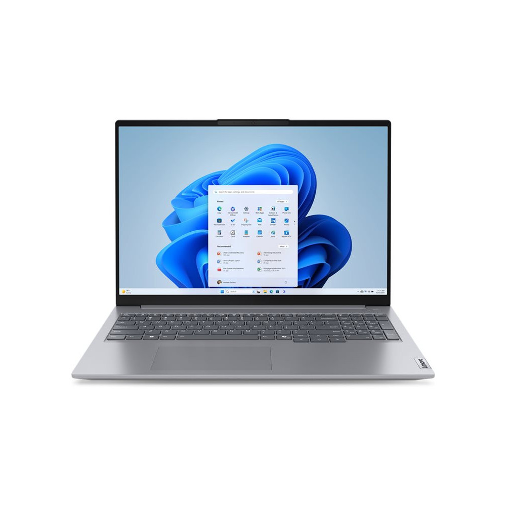 LENOVO ThinkBook 16 - G7 - 16" 2.5K - Intel Core Ultra 5 - 125U - W11Pro - 16Go RAM - 512Go SSD - ThinkRed - PC IA