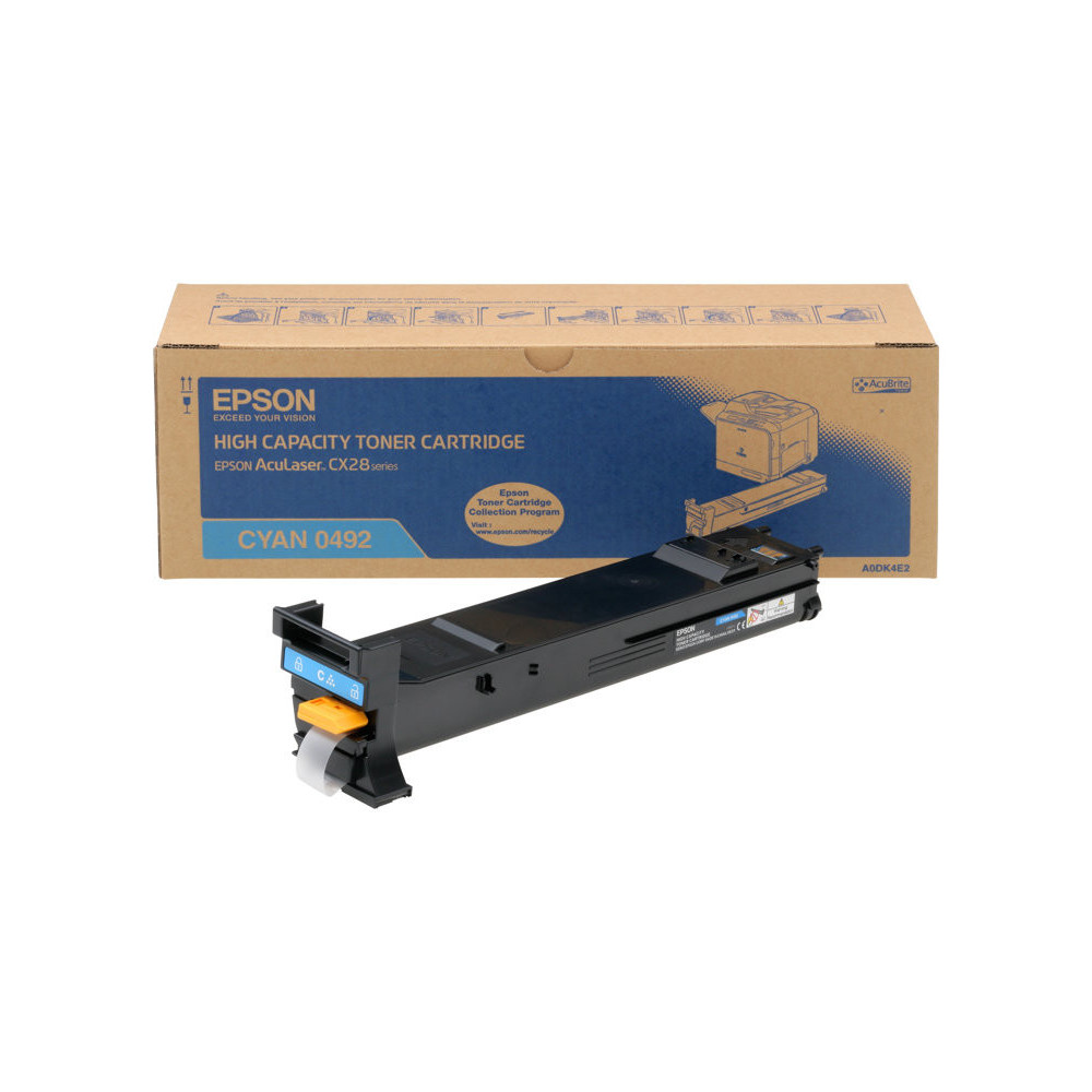 EPSON ACULASER CX28DN toner cyan haute capacité 8.000 pages pack de 1