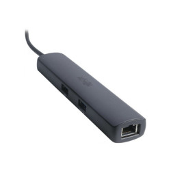 EATON TRIPPLITE USB-C Multiport Adapter 8K HDMI 3 USB Hub Ports Gigabit Ethernet 100W PD Charging HDR HDCP 2.3