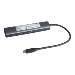 EATON TRIPPLITE USB-C Multiport Adapter 8K HDMI 3 USB Hub Ports Gigabit Ethernet 100W PD Charging HDR HDCP 2.3
