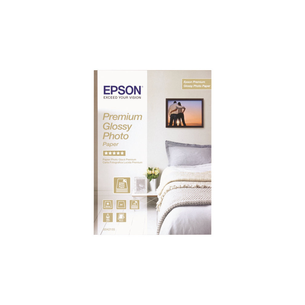 EPSON PREMIUM brillant photo  papier inkjet 250g/m2 A2 25 feuilles pack de 1
