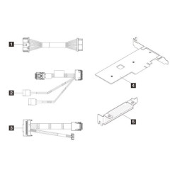 LENOVO ISG ThinkSystem SR250 V3/ST250 V3 M.2 Cable Kit