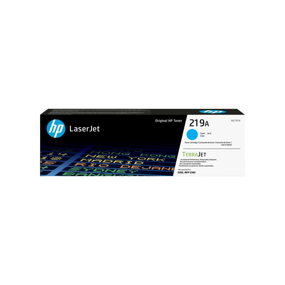 HP 219A Cyan Original LaserJet Toner Cartridge