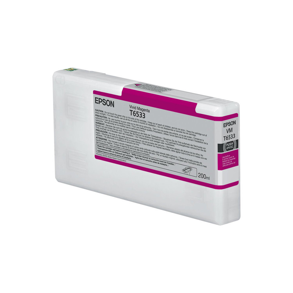 EPSON 5LB T6533 ink cartridge vivid magenta standard capacity 200ml
