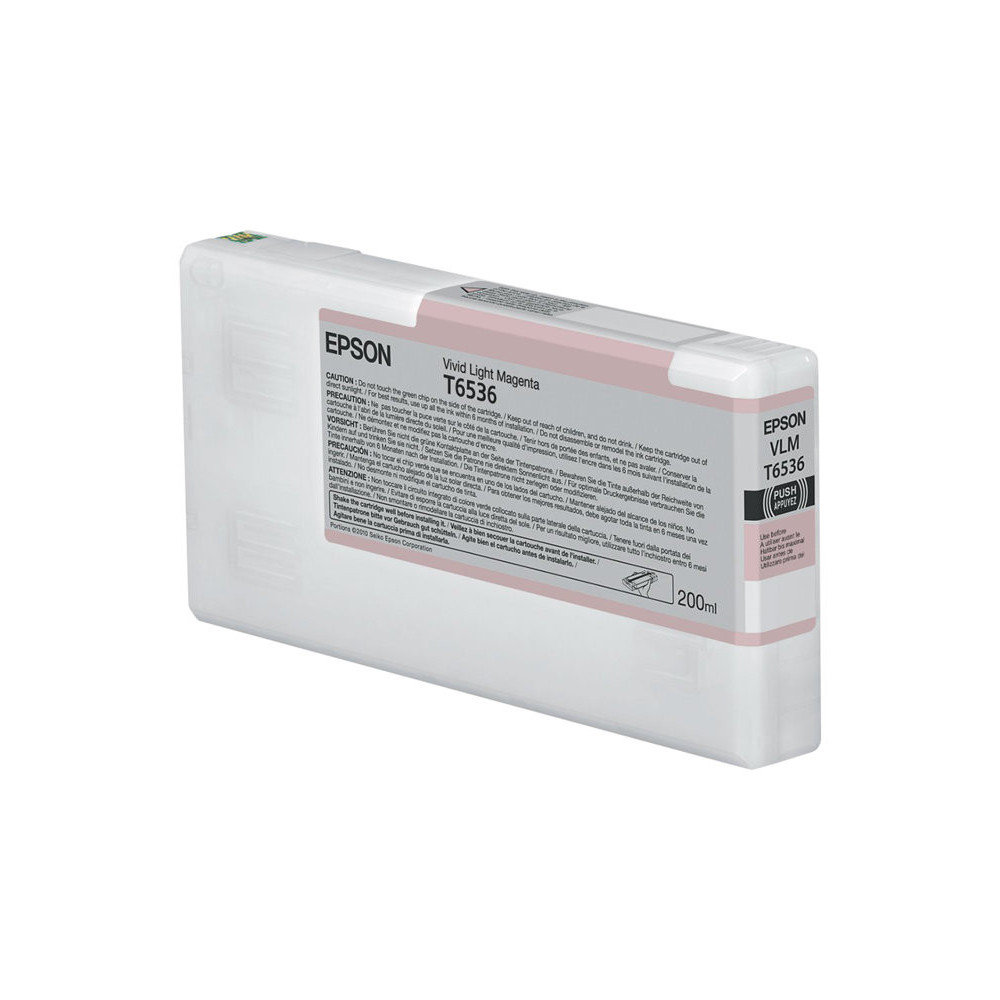 EPSON 5LB T6536 ink cartridge vivid light magenta standard capacity 200ml