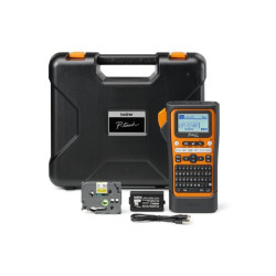 BROTHER Bluetooth connectable electrician labeling machine 18mm ribbon max QWERTY keyboard delivered with case