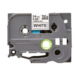 BROTHER P-TOUCH TZE-251 noir sur blanc 24mm