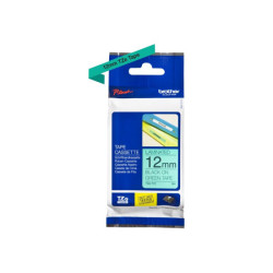 BROTHER TZ731 tape cassette 12mm 8m green black for P-touch 200 300 500 Series