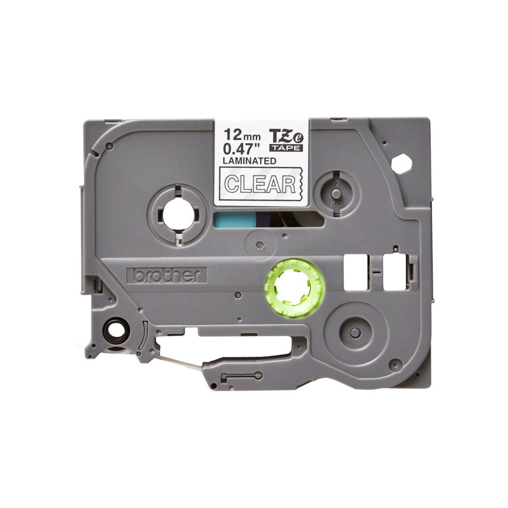 BROTHER P-TOUCH TZE-135 blanc sur clear 12mm