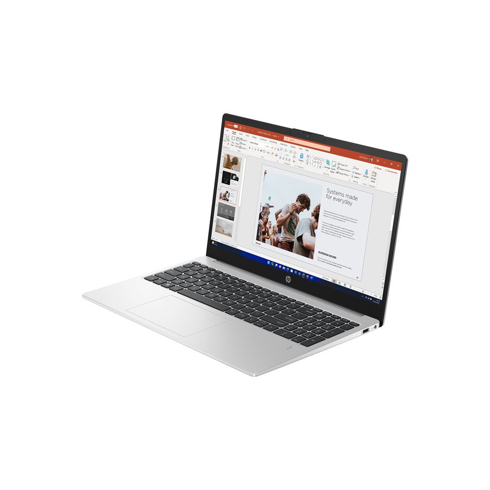 HP 250 G10 Intel Core i5-1334U 15.6p FHD 8Go 512Go SSD Intel UHD Graphics W11H Silver 1/1/0