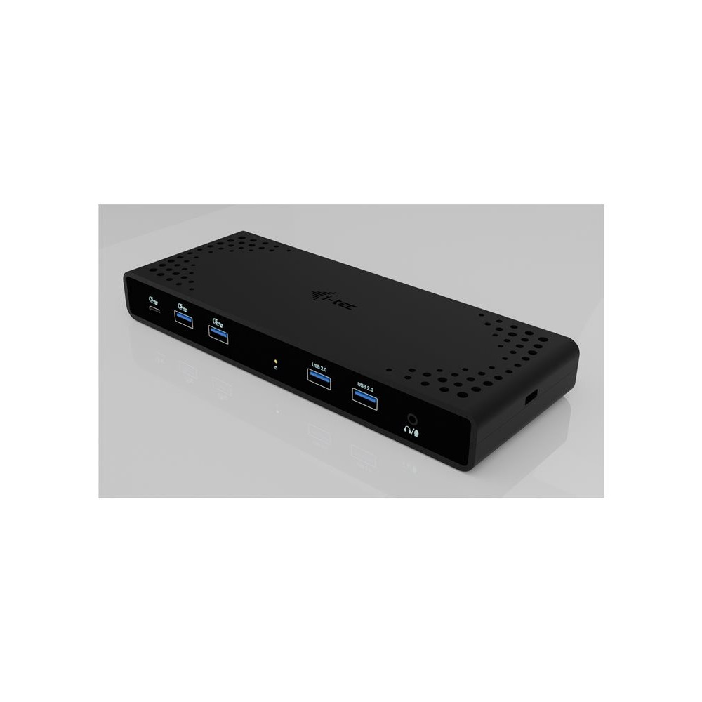 I-TEC Universal Dual 4K Display Docking Station PD 85W + USB-C Charger 100W