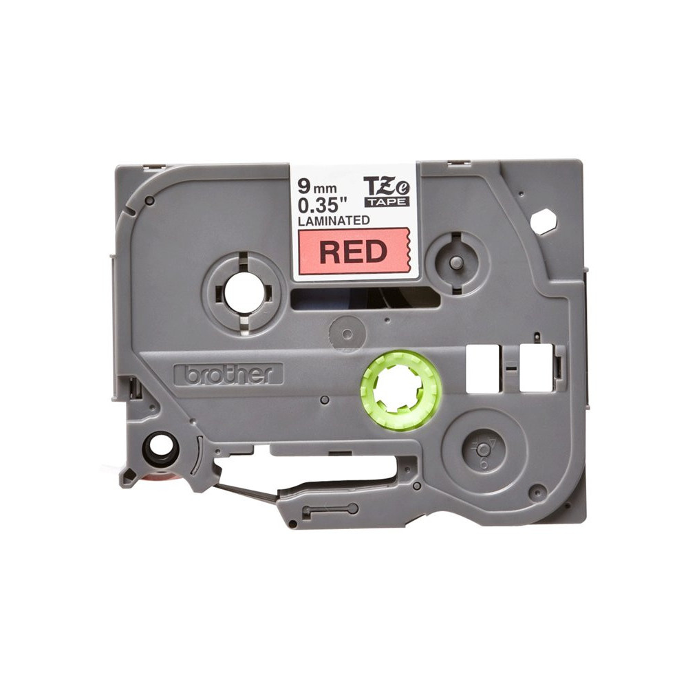 BROTHER P-TOUCH TZE-421 noir sur rouge 9mm