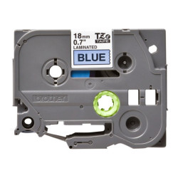 BROTHER P-TOUCH TZE-541 noir sur bleu 18mm