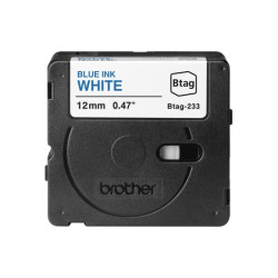 BROTHER BTAG233 Ribbon 12MM Blue on White redeal.fr