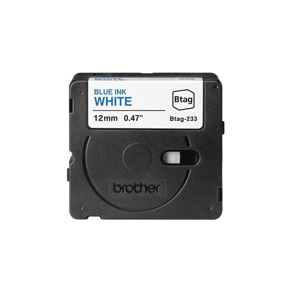BROTHER BTAG233 Ribbon 12MM Blue on White redeal.fr