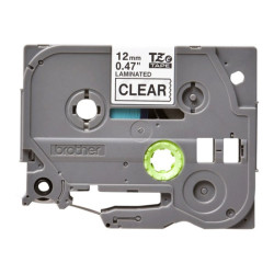 BROTHER P-TOUCH TZE-131 noir sur clear 12mm
