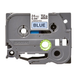 BROTHER P-TOUCH TZE-551 noir sur bleu 24mm