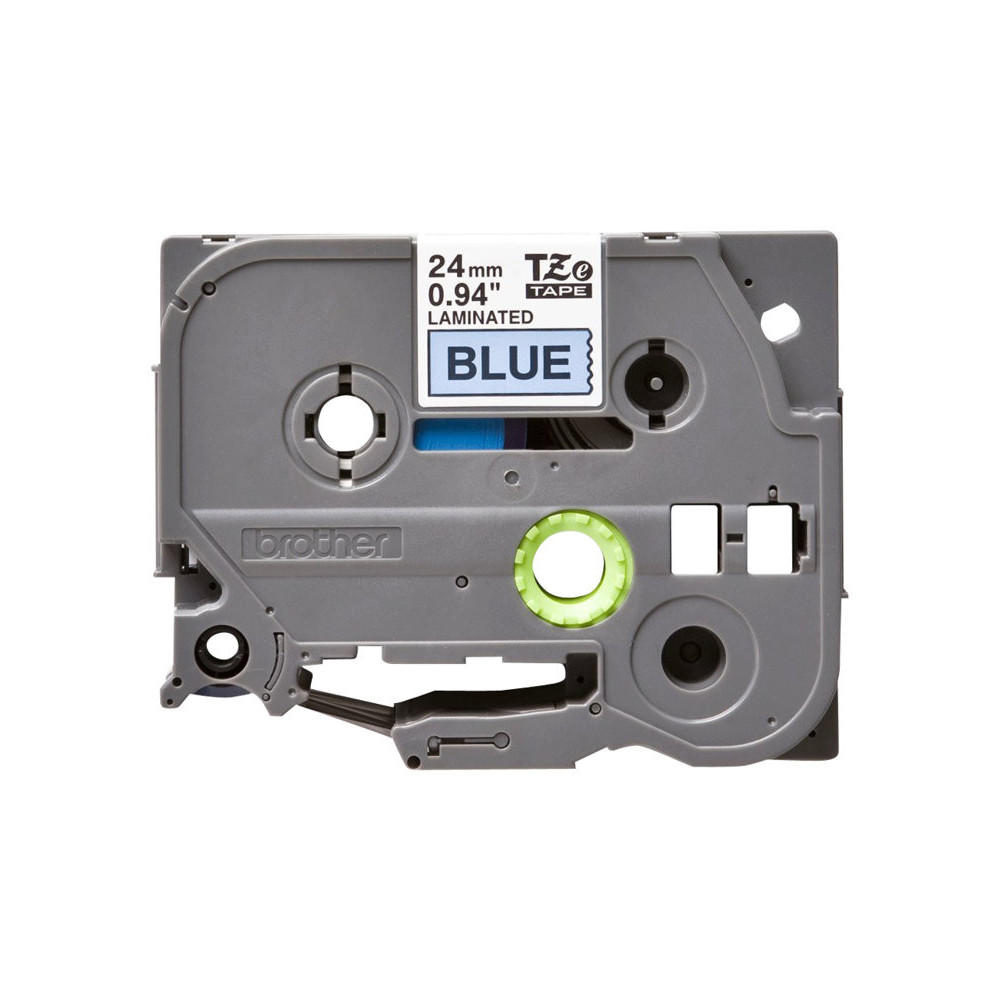 BROTHER P-TOUCH TZE-551 noir sur bleu 24mm
