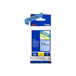 BROTHER P-TOUCH TZE-551 noir sur bleu 24mm