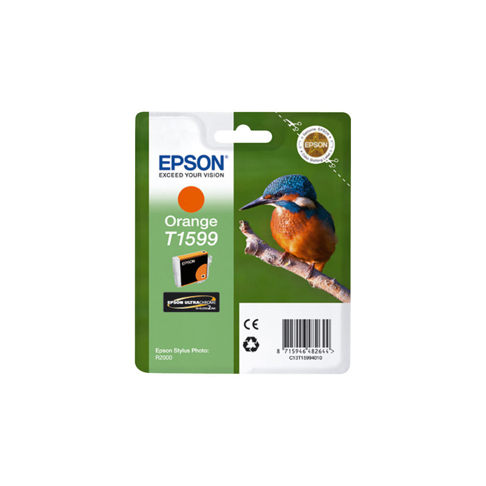 EPSON 5LB T1599 ink cartridge orange standard capacity 1-pack blister without alarm Stylus Photo R2000