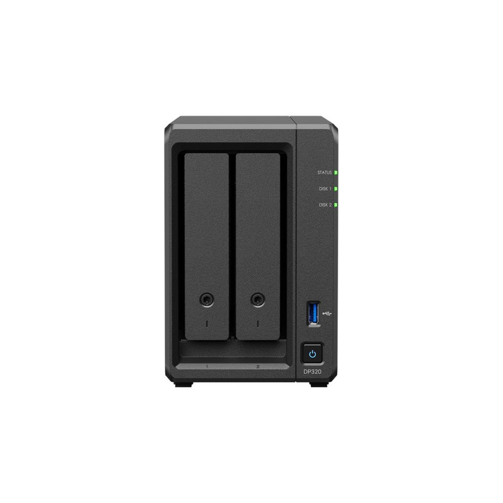 SYNOLOGY DP320 Backup Solution 2 Sockets AMD Ryzen Embedded R1600 8Go Memory redeal.fr