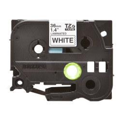 BROTHER P-TOUCH TZE-261 noir sur blanc 36mm