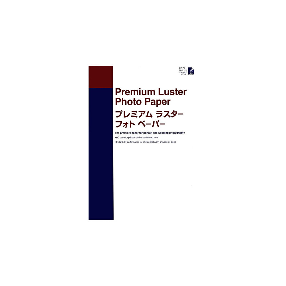 EPSON PREMIUM luster photo  papier inkjet 250g/m2 A2 25 feuilles pack de 1 redeal.fr