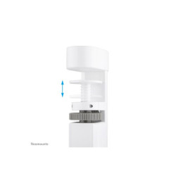 NEOMOUNTS VOLT Desk Clamp socket with Quick-charge USB Ports clamp 0-50mm 3x type-F 230V 1x USB-A 18W 2x USB-C 20W