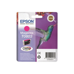 EPSON 5LB T0803 ink cartridge magenta standard capacity 7.4ml 460 pages 1-pack blister without alarm