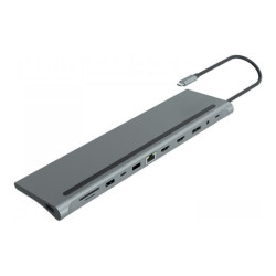 MCL MD1A99AZZUSB3C568 - Station daccueil 11 ports HDMI DP USB 3.0 RJ45 audio PD 100W