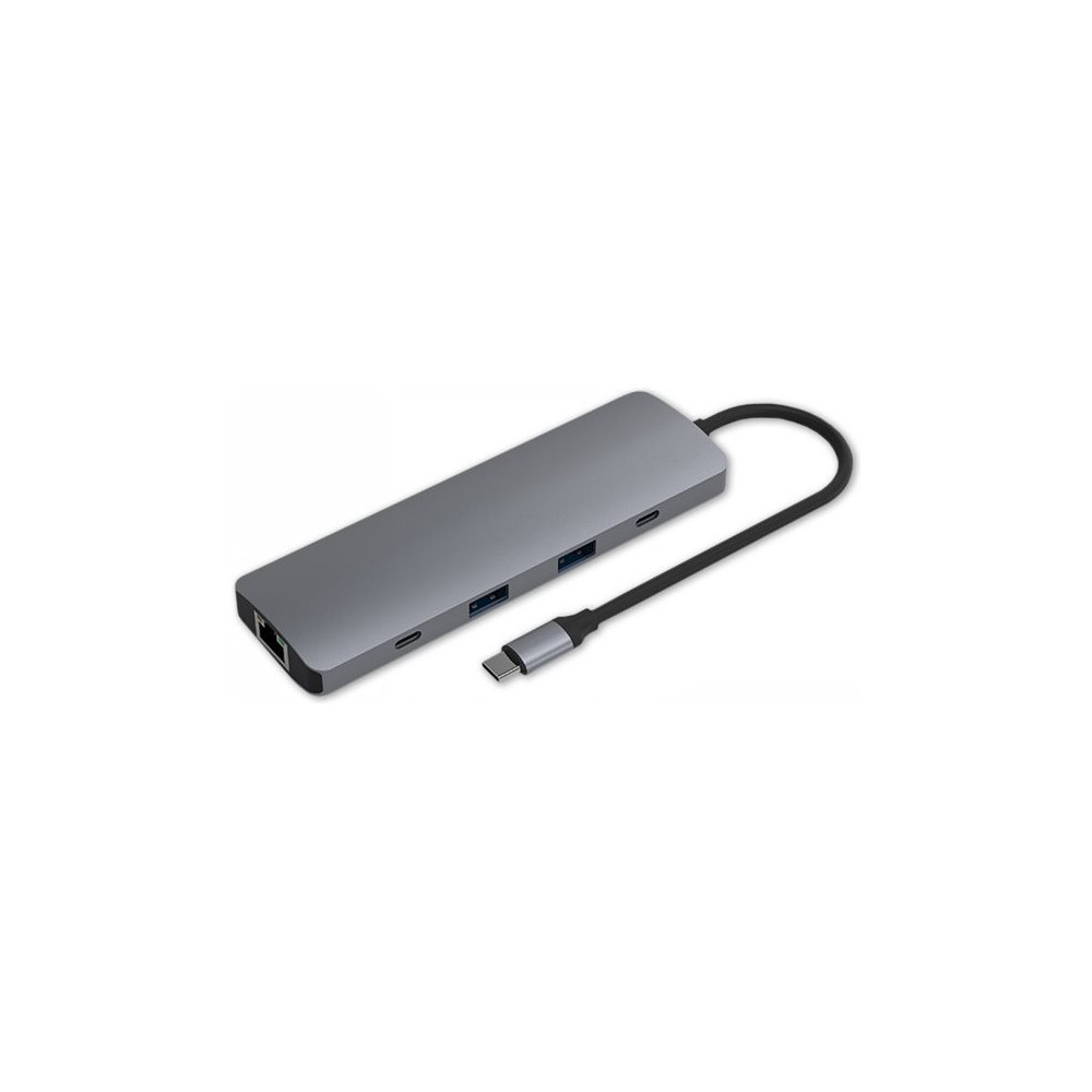 MCL MD1B99AZZUSB3C458 - Station daccueil 8 ports HDMI USB 3.0 RJ45 audio PD 100W