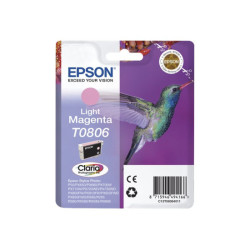 EPSON 1LB T0806 ink cartridge light magenta standard capacity 7.4ml 685 pages 1-pack blister without alarm