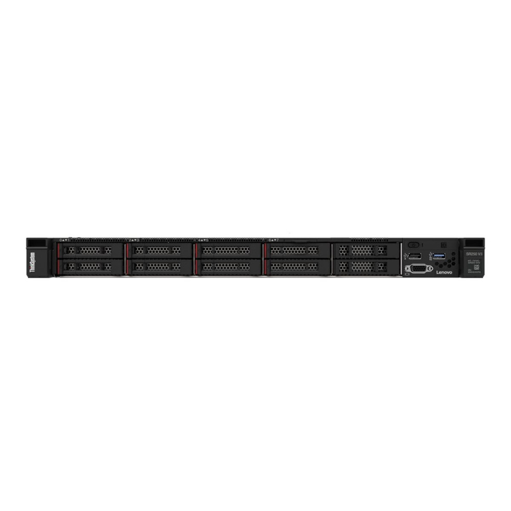 LENOVO ThinkSystem SR250 V3 Xeon E-2468 8C 2.6GHz 16MB Cache/65W 32Go O/B 5350-8i Internal HS 800W Titanium XCC2 Platinum Rails
