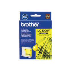 BROTHER LC-1000 cartouche d encre jaune capacité standard 400 pages pack de 1