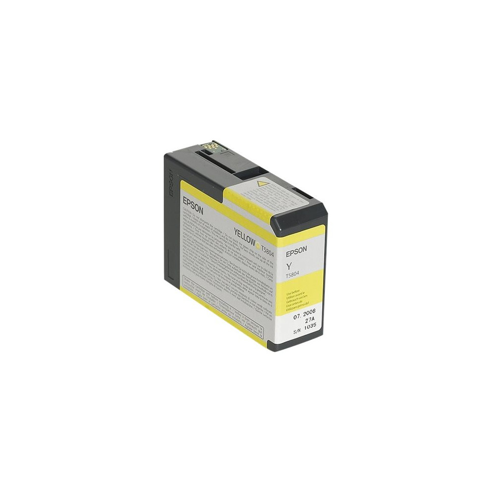 EPSON 5LB T5804 ink cartridge yellow standard capacity 80ml 1-pack