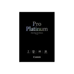 CANON PT-101 pro platinum photo  papier inkjet 300g/m2 A4 20 feuilles pack de 1
