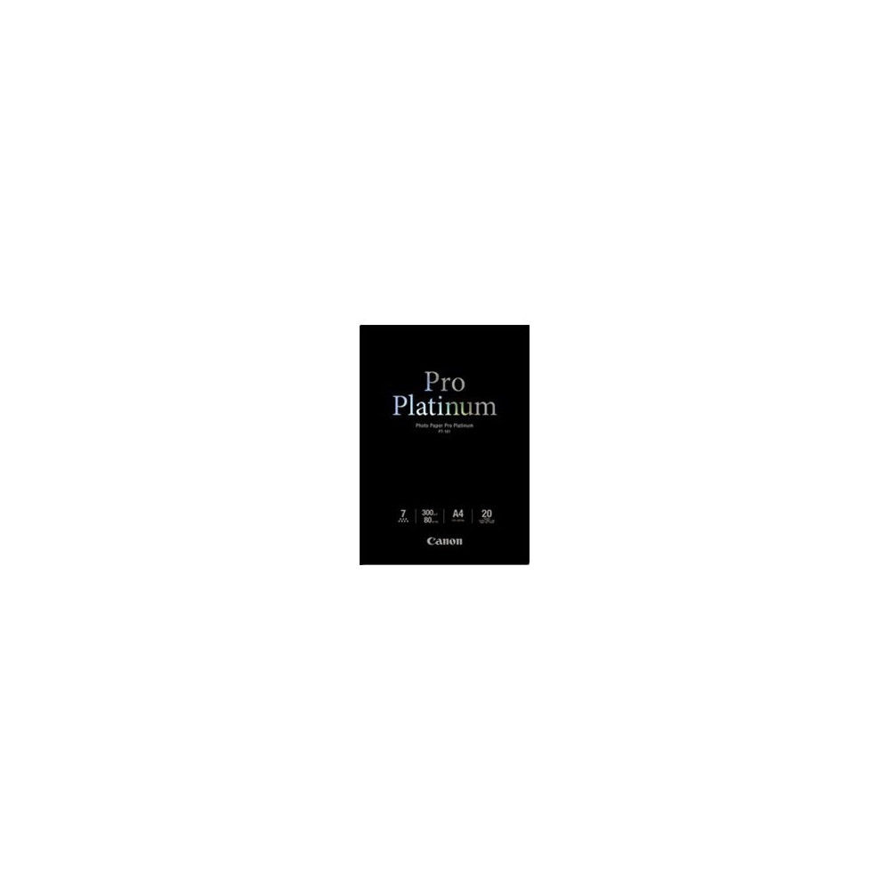 CANON PT-101 pro platinum photo  papier inkjet 300g/m2 A4 20 feuilles pack de 1