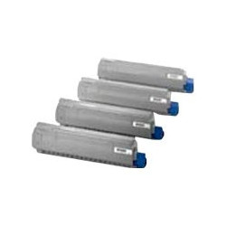 OKI C810, C830 cartouche de toner cyan capacité standard 8.000 pages pack de 1